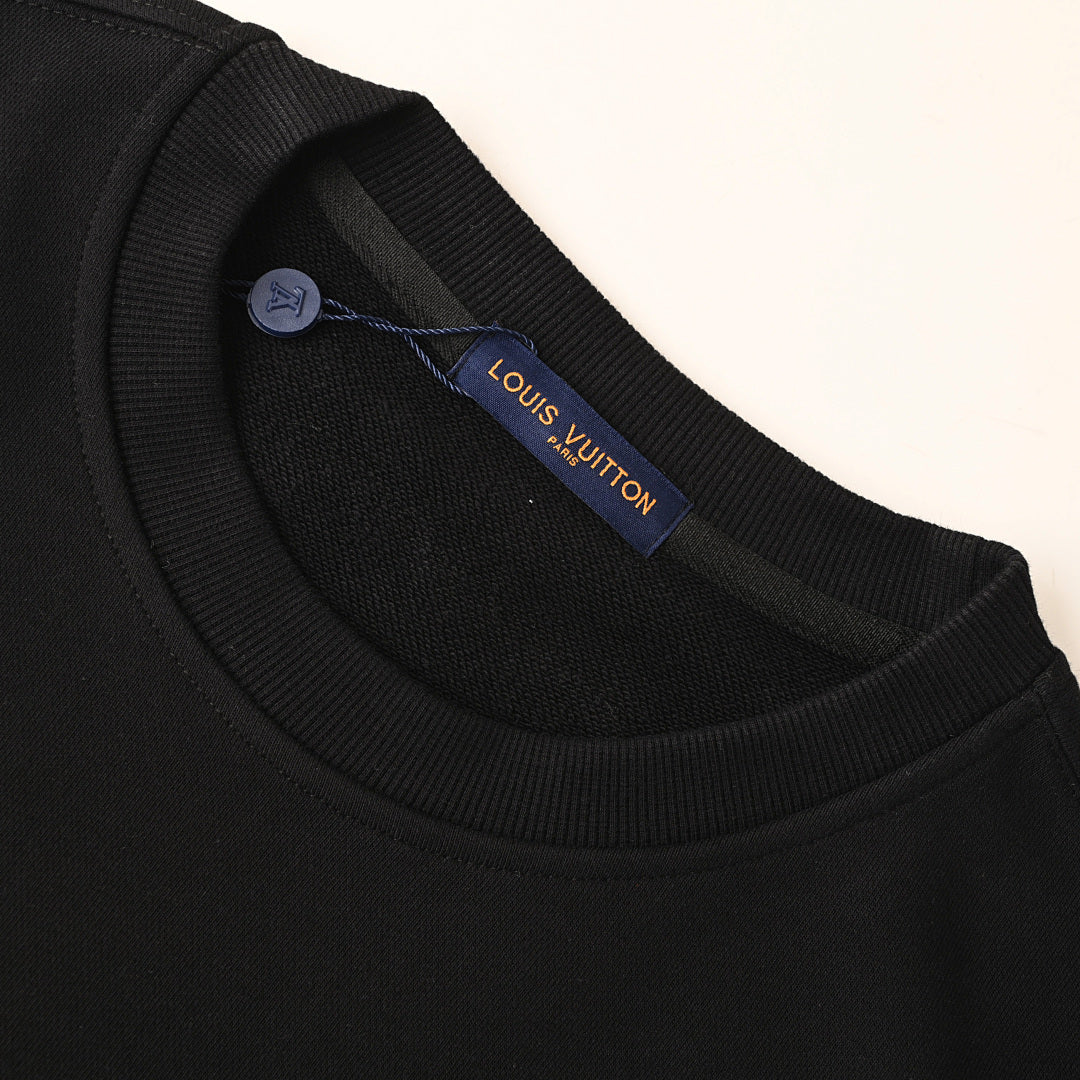 Louis Vuitton LV Tape Print Cotton Sweatshirt