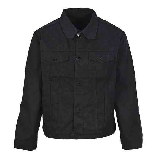 Louis Vuitton LV Monogram Jacquard Denim Trucker Jacket