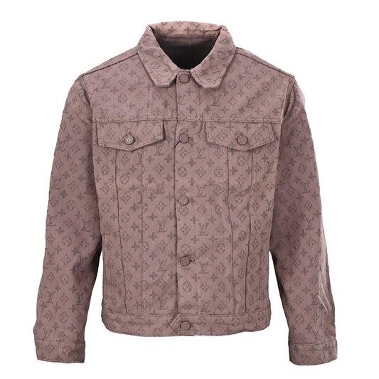 Louis Vuitton LV Monogram Jacquard Denim Trucker Jacket