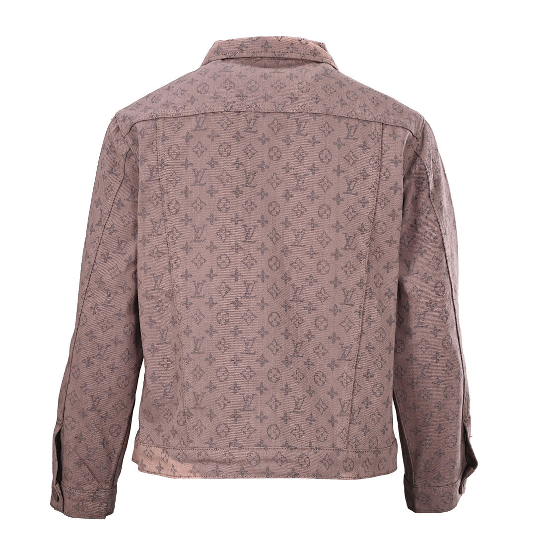 Louis Vuitton LV Monogram Jacquard Denim Trucker Jacket