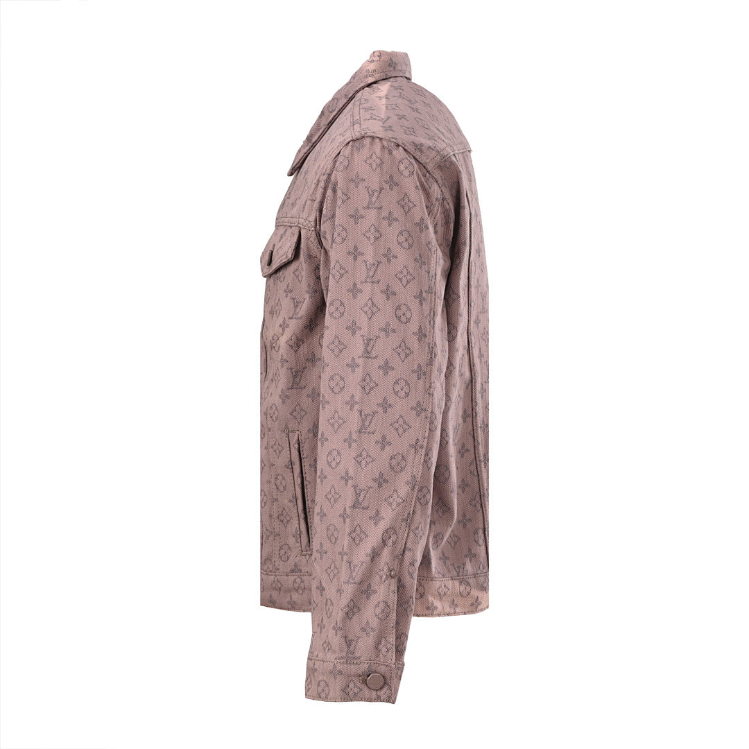 Louis Vuitton LV Monogram Jacquard Denim Trucker Jacket