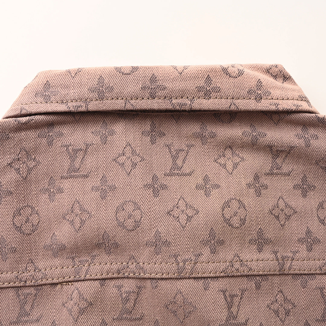 Louis Vuitton LV Monogram Jacquard Denim Trucker Jacket