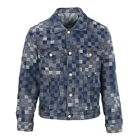 Louis Vuitton LV Damier Jacquard Denim Trucker Jacket
