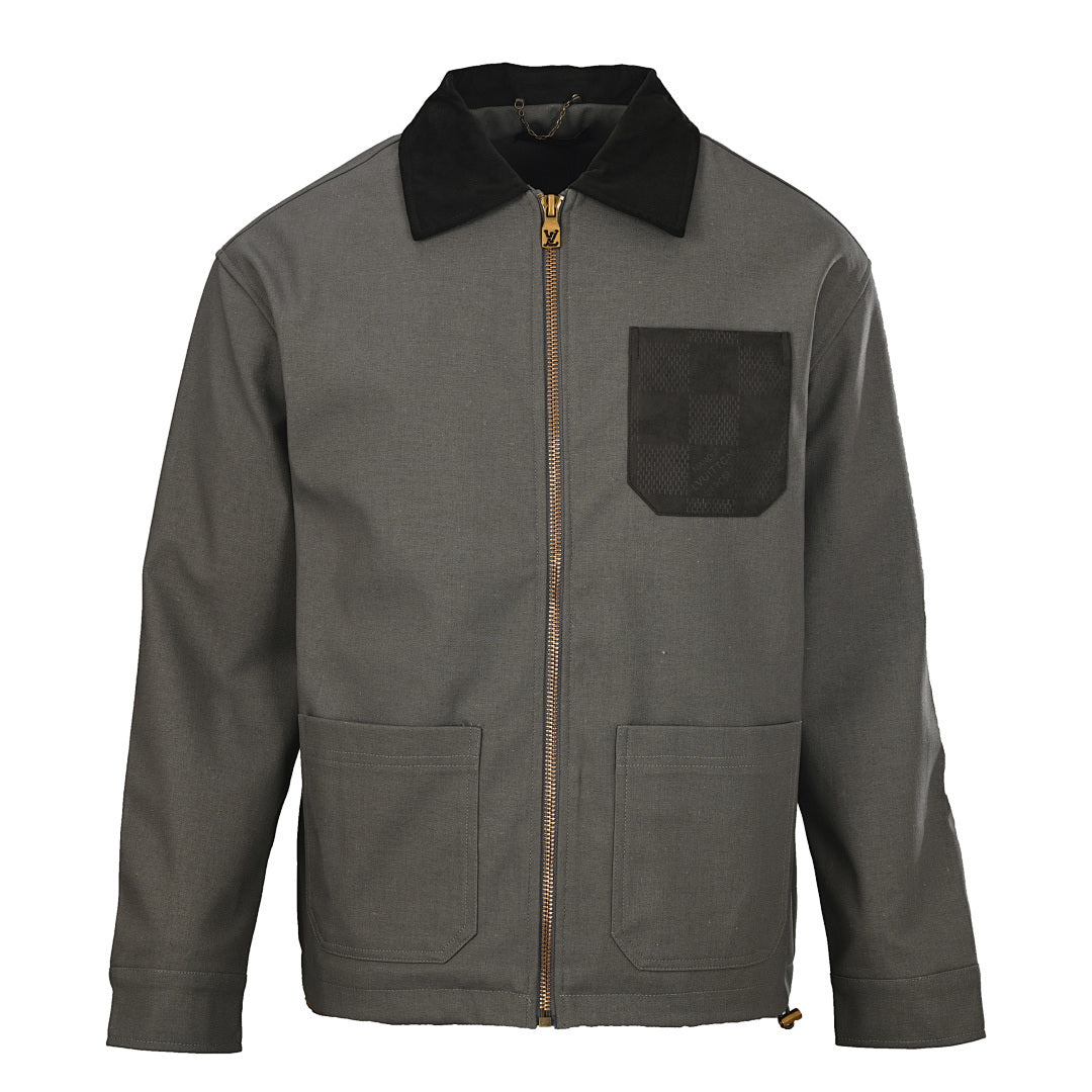 Louis Vuitton LV Corduroy Collar Canvas Chore Jacket