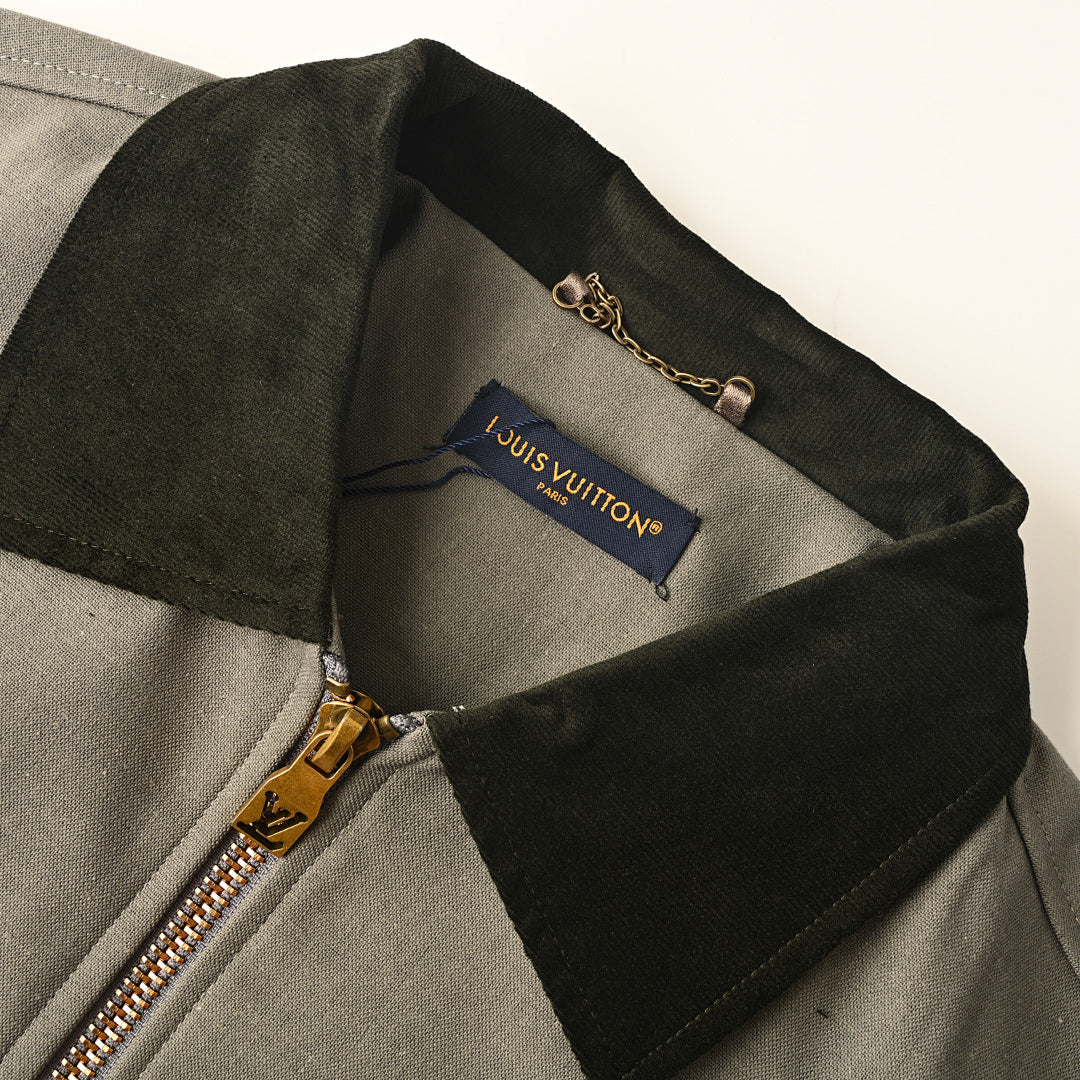 Louis Vuitton LV Corduroy Collar Canvas Chore Jacket