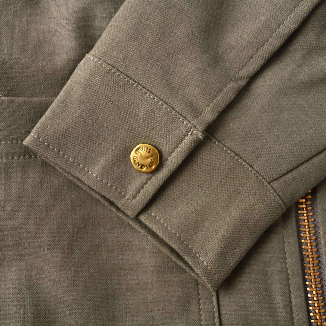 Louis Vuitton LV Corduroy Collar Canvas Chore Jacket