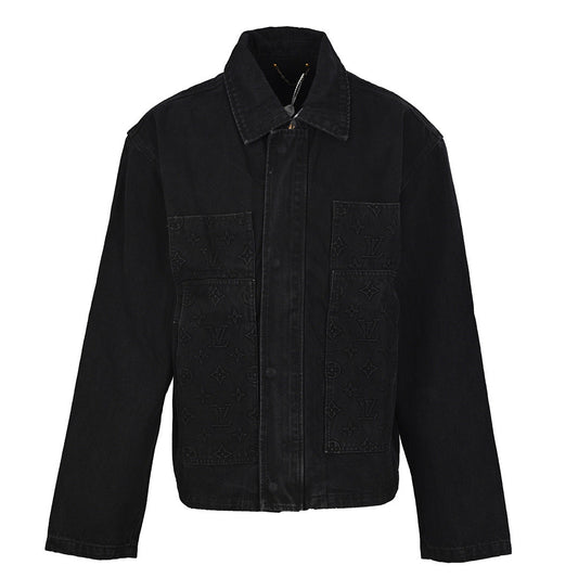 Louis Vuitton LV Monogram Embossed Denim Chore Jacket