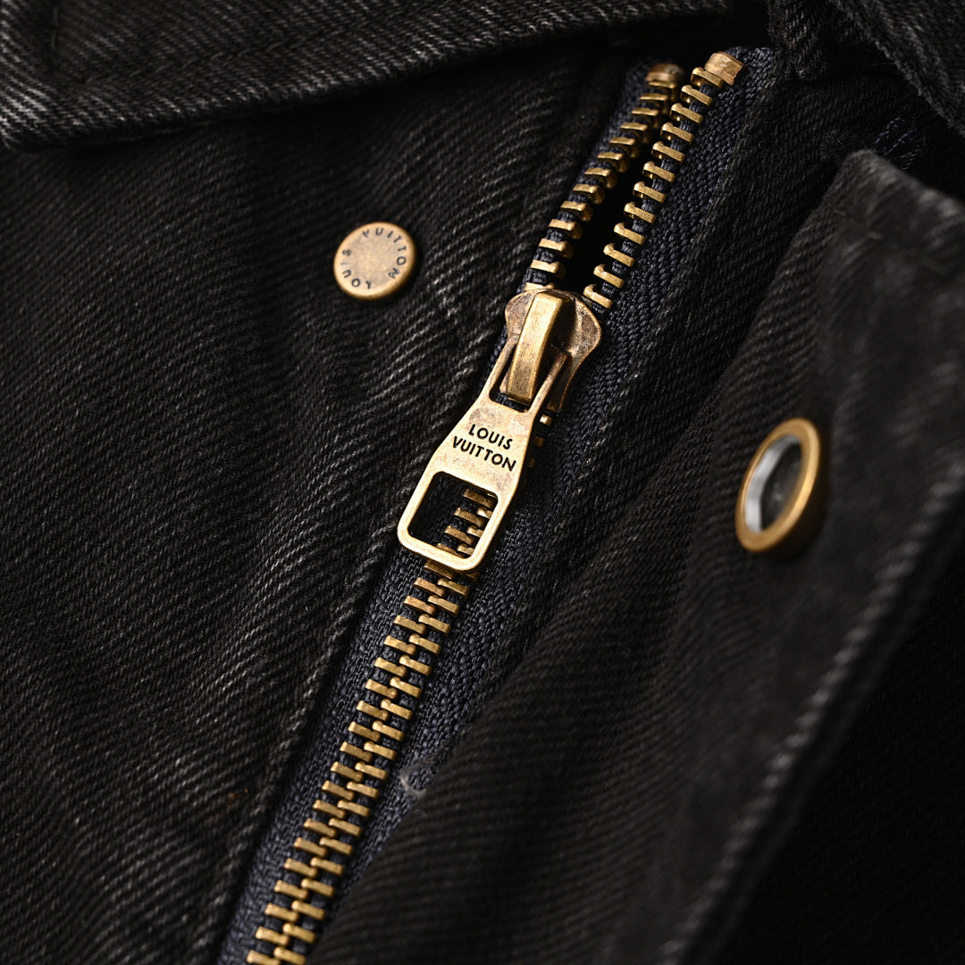 Louis Vuitton LV Monogram Embossed Denim Chore Jacket