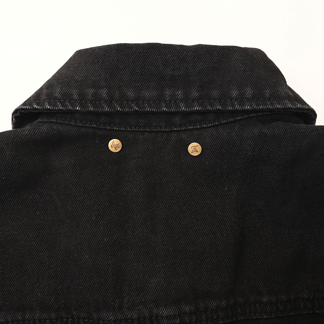 Louis Vuitton LV Monogram Embossed Denim Chore Jacket