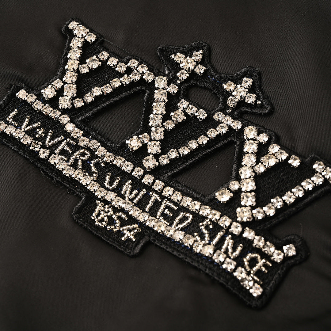 Louis Vuitton LV Vers United Since 1854 Crystal Crown Patch Varsity Jacket