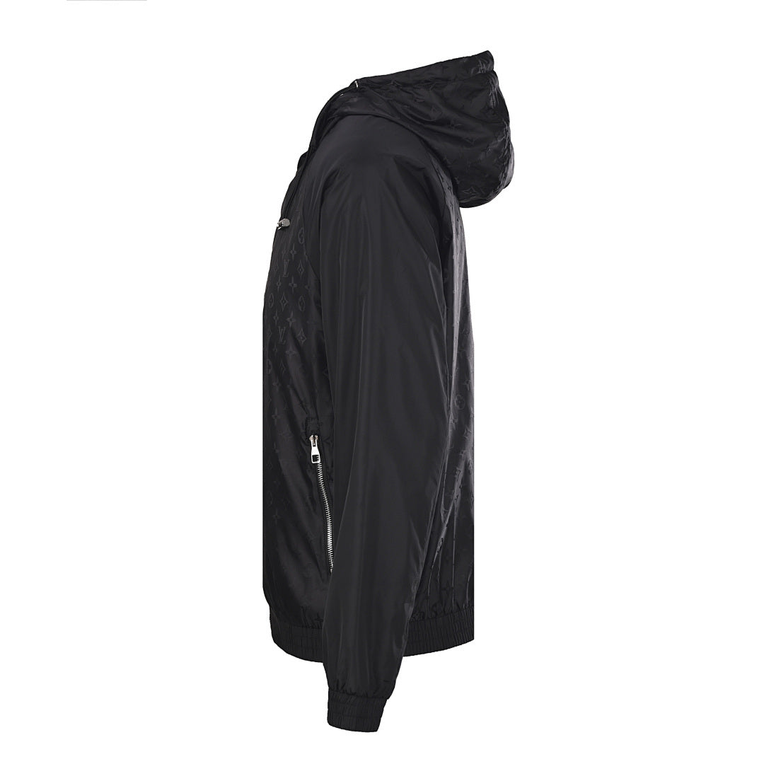 Louis Vuitton LV Tonal Monogram Jacquard Hooded Windbreaker