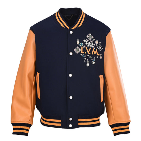 Louis Vuitton LVM Crystal Jewel Varsity Jacket