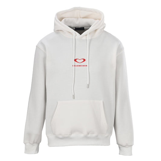 Balenciaga Heart BB Logo Oversized Hoodie 2026