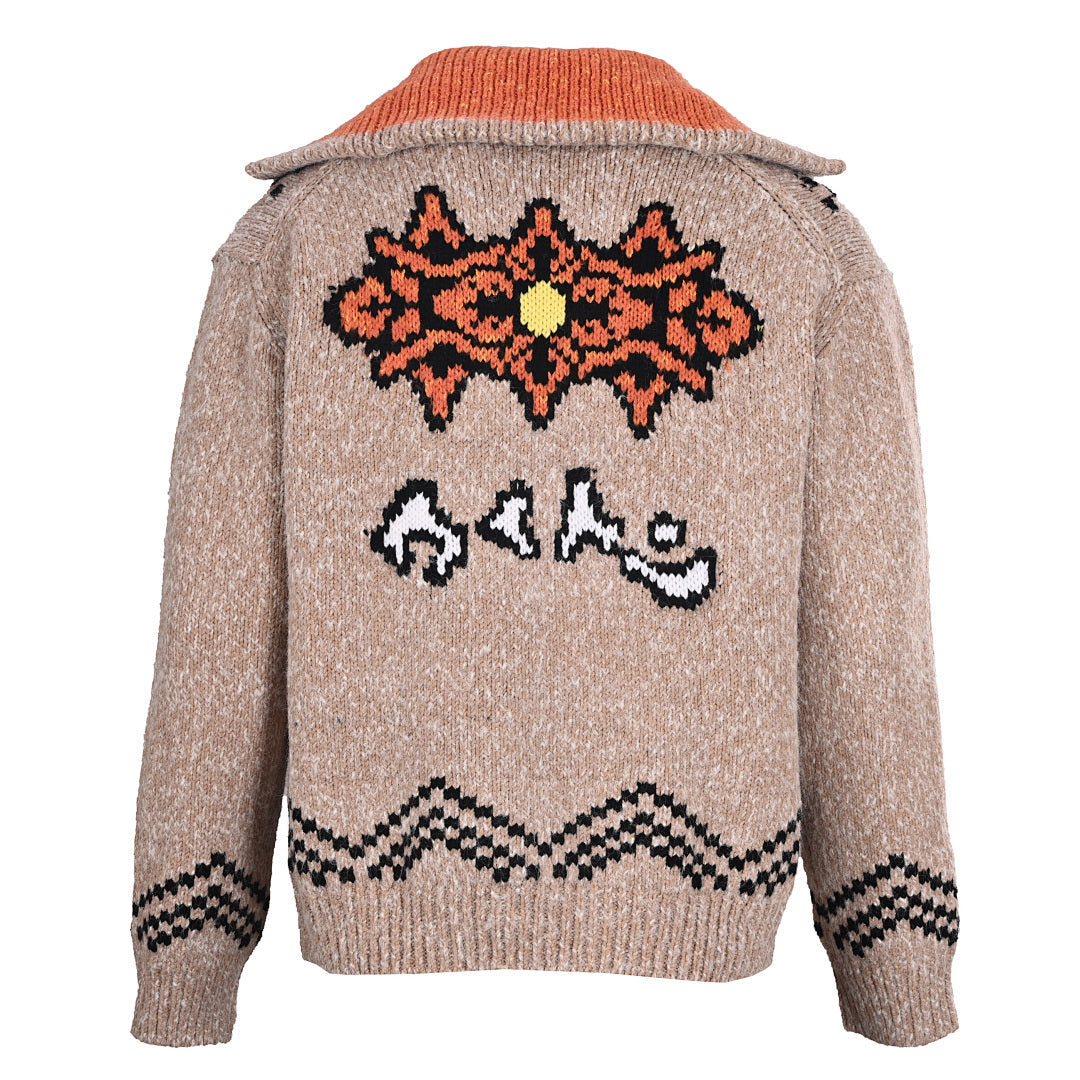 Louis Vuitton LV Tiger Intarsia Knit Zip-Up Cardigan
