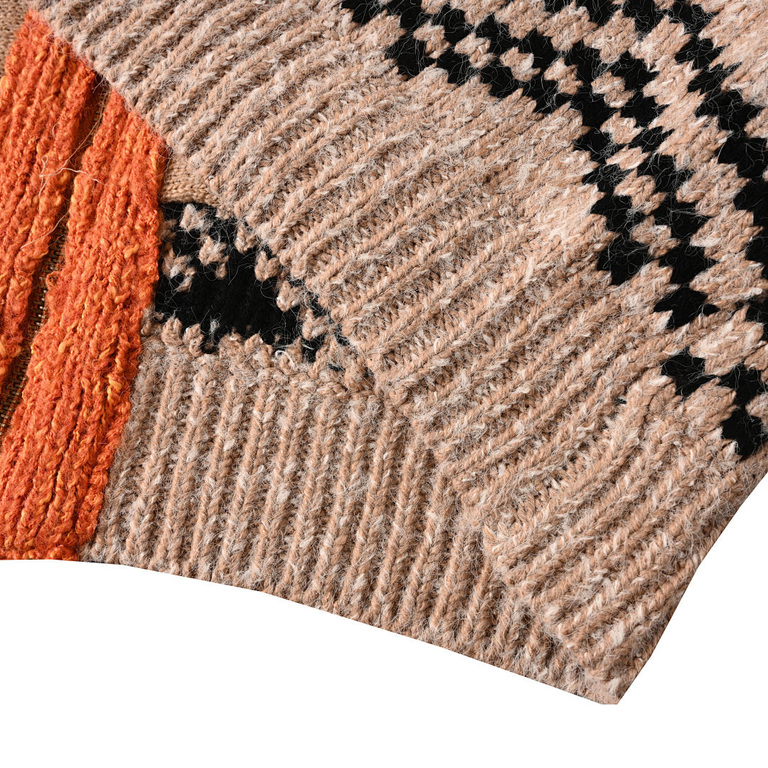 Louis Vuitton LV Tiger Intarsia Knit Zip-Up Cardigan