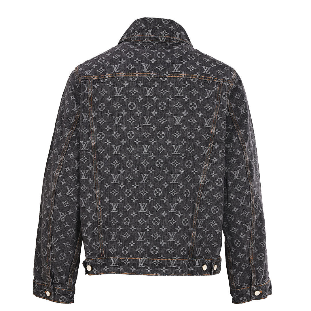 Louis Vuitton LV Monogram Jacquard Denim Trucker Jacket