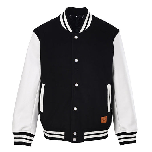 Louis Vuitton 2 Rue du Pont Neuf Varsity Wool & Leather Letterman Jacket