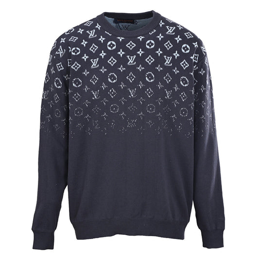 Louis Vuitton LV Monogram Gradient Jacquard Knit Sweater