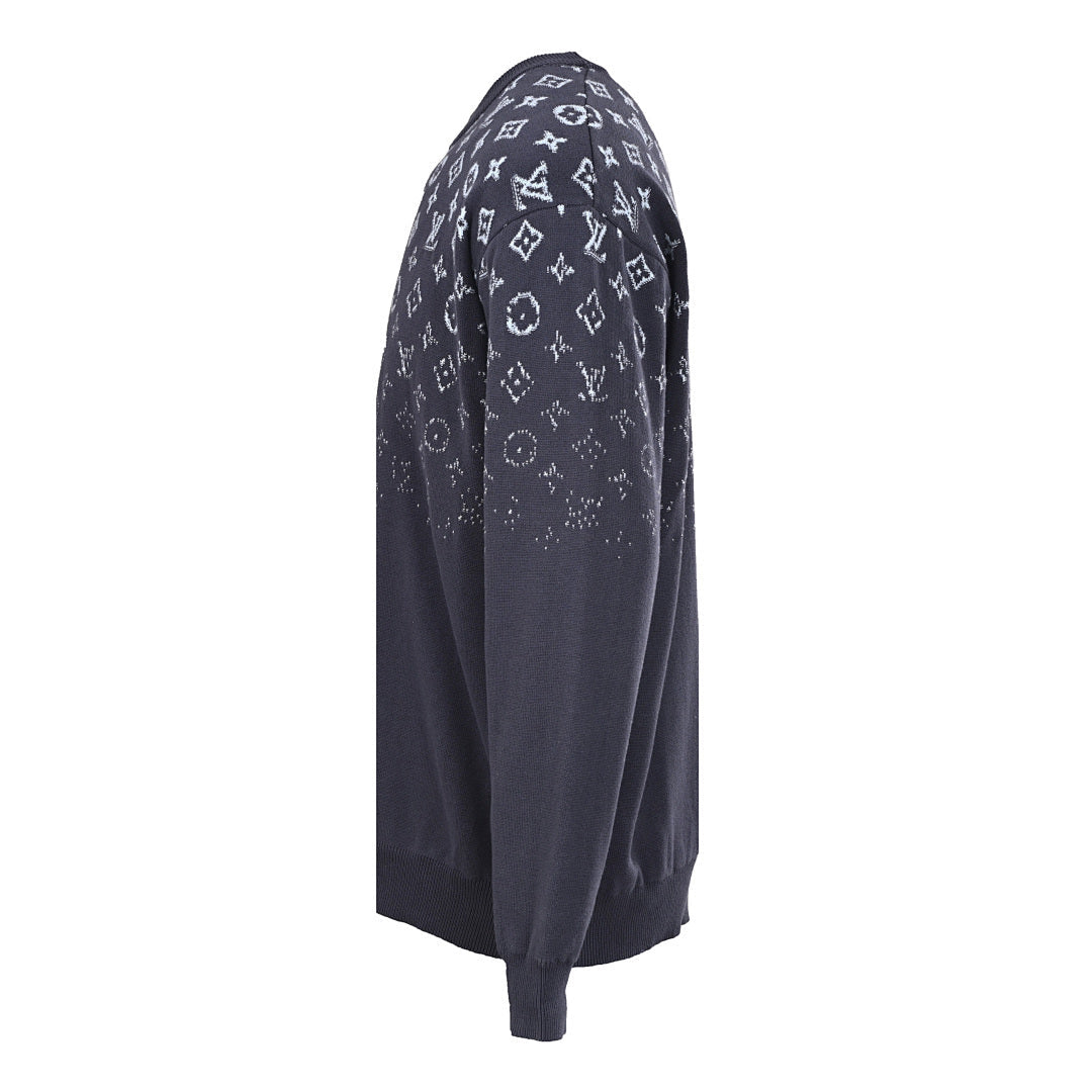 Louis Vuitton LV Monogram Gradient Jacquard Knit Sweater