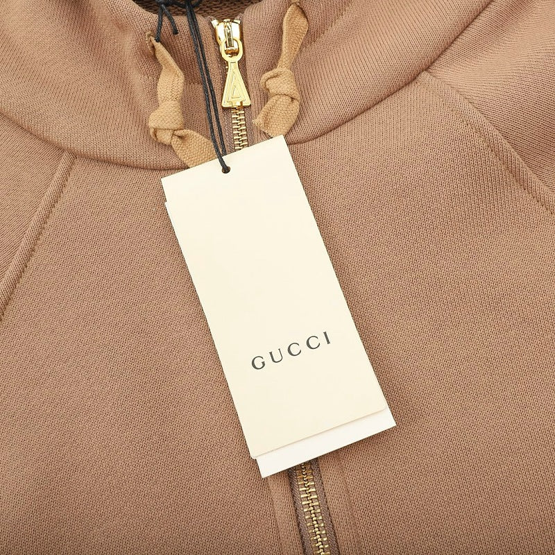 Gucci Web Stripe Half-Zip Hoodie