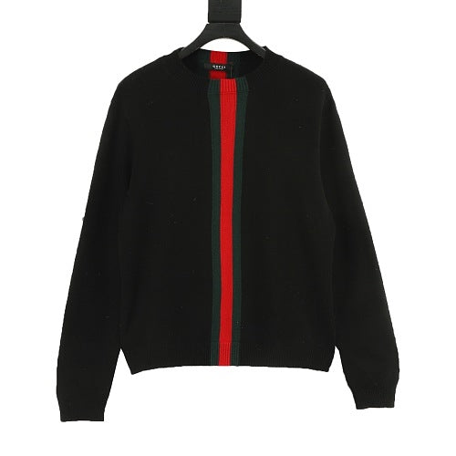 Gucci Web-Stripe Knit Sweater