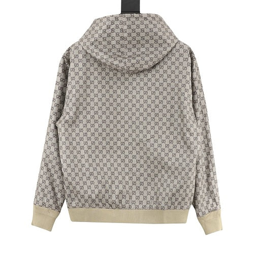Gucci Reversible GG Monogram Zip Hoodie
