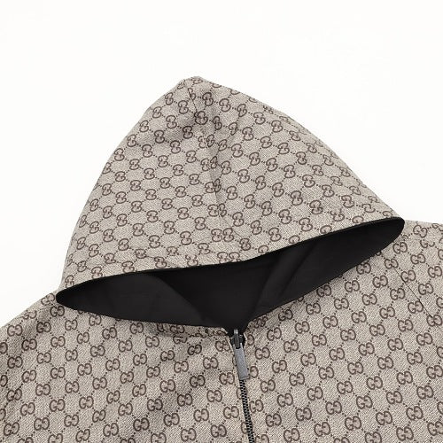 Gucci Reversible GG Monogram Zip Hoodie