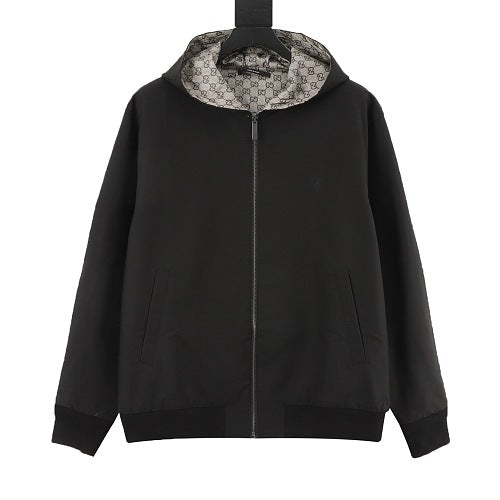 Gucci Reversible GG Monogram Zip Hoodie