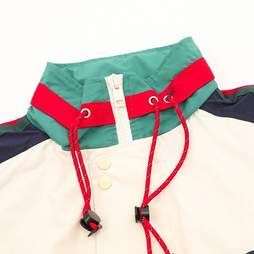 Gucci GG Logo Colorblock Zip-Up Jacket