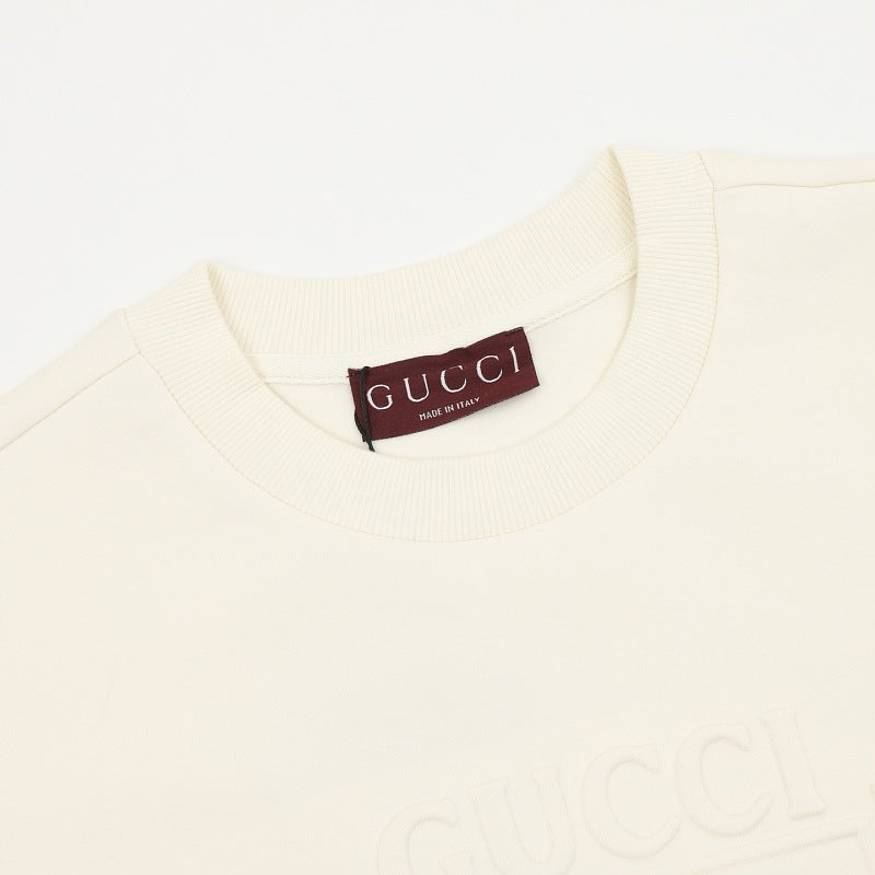 Gucci Interlocking G Embossed Logo Crewneck Sweatshirt