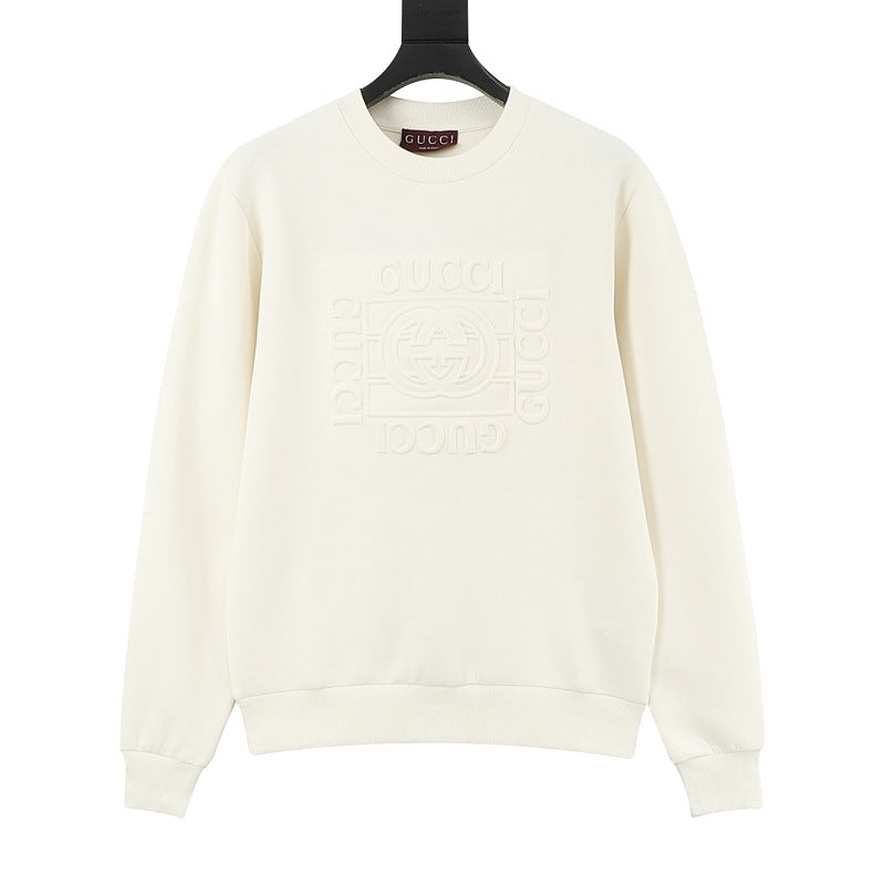Gucci Interlocking G Embossed Logo Crewneck Sweatshirt