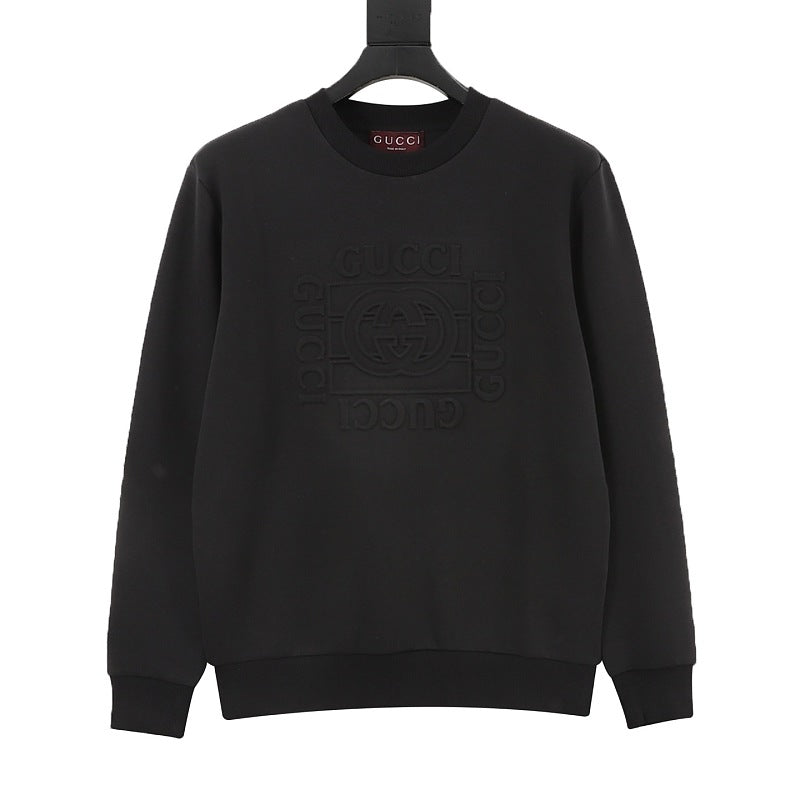 Gucci Interlocking G Embossed Logo Crewneck Sweatshirt