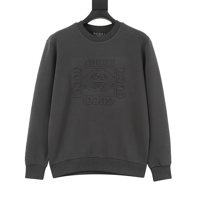 Gucci Interlocking G Embossed Logo Crewneck Sweatshirt