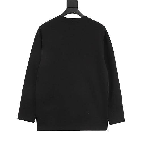 Gucci Black Long-Sleeve Crewneck Shirt