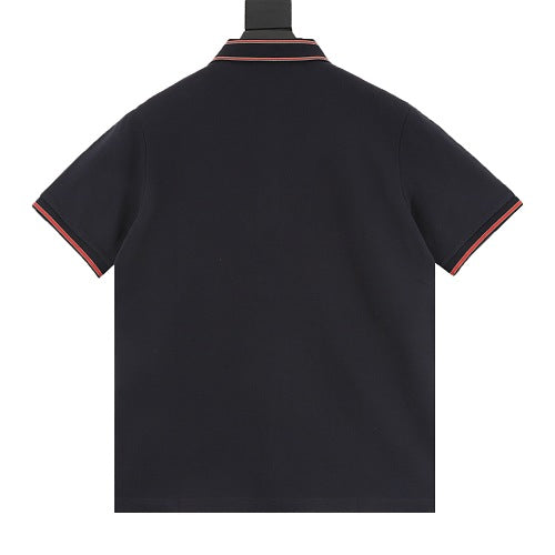 Gucci Web Stripe Trim Polo Shirt