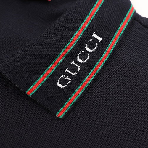 Gucci Web Stripe Trim Polo Shirt