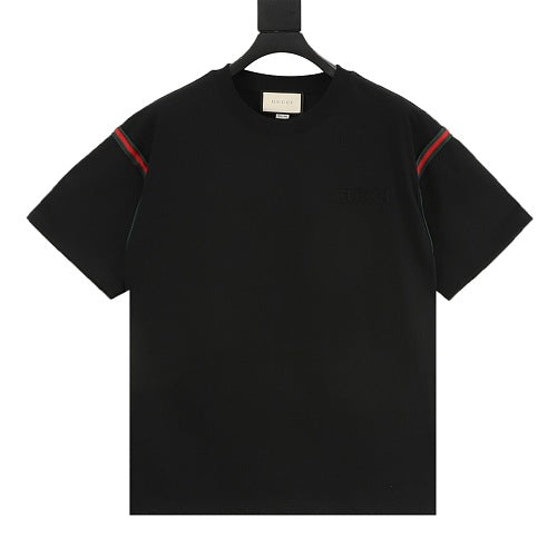 Gucci Web Stripe Shoulder Panel T-Shirt