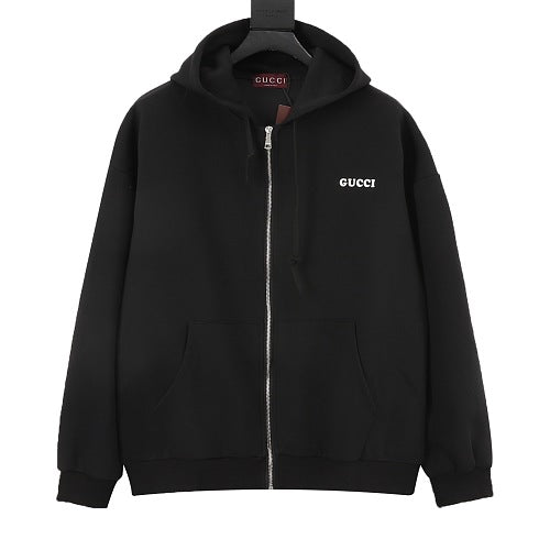 Gucci Small Logo Zip-Up Hoodie