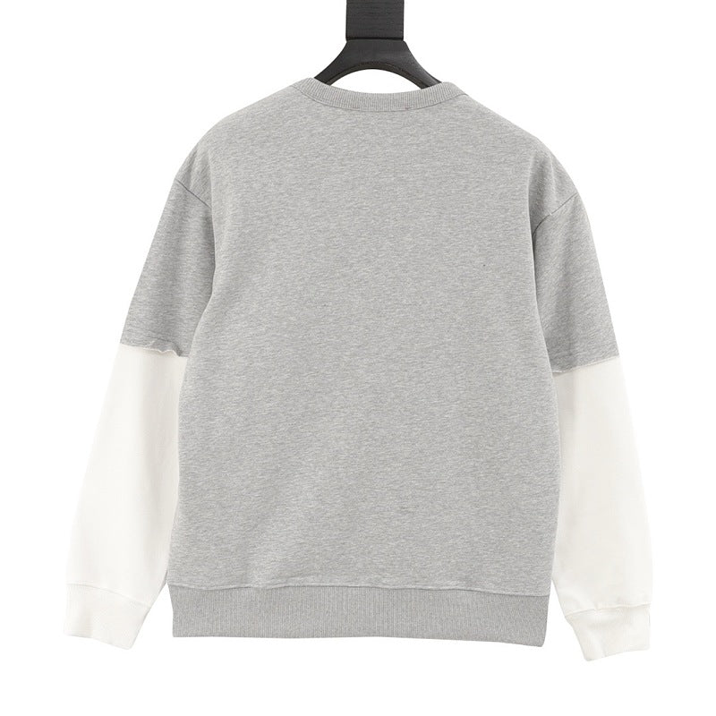 Gucci Embroidered Logo Layered-Look Sweatshirt