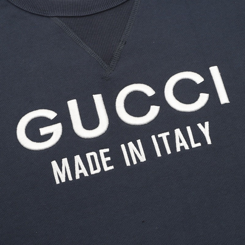 Gucci Embroidered Logo Layered-Look Sweatshirt