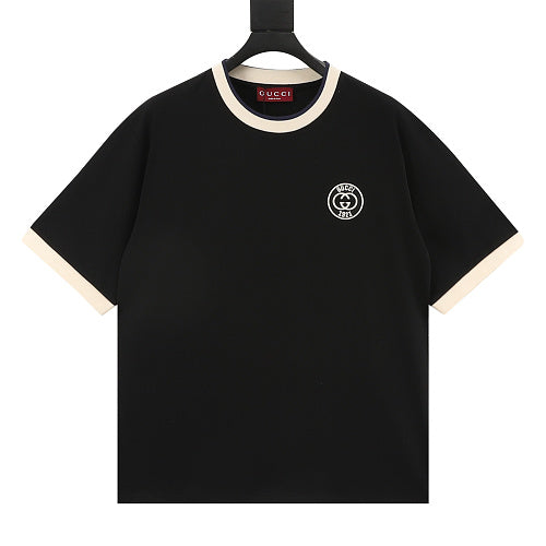 Gucci 1921 Double G Contrast-Trim T-Shirt