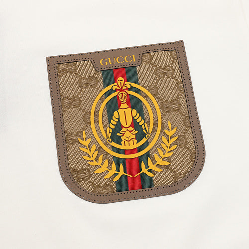 Gucci Web Stripe Crest Patch T-Shirt