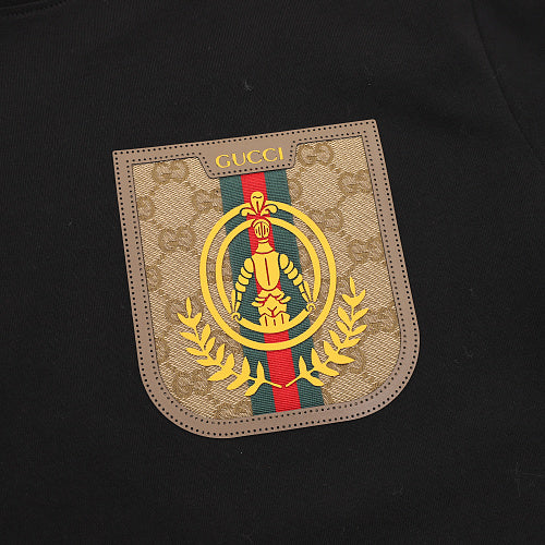 Gucci Web Stripe Crest Patch T-Shirt