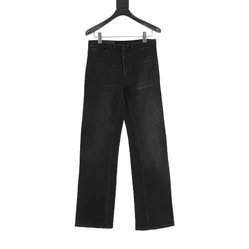 Gucci Web-Stripe Straight-Leg Jeans