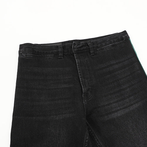 Gucci Web-Stripe Straight-Leg Jeans