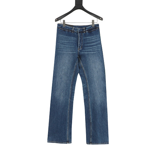 Gucci Web-Stripe Straight-Leg Jeans