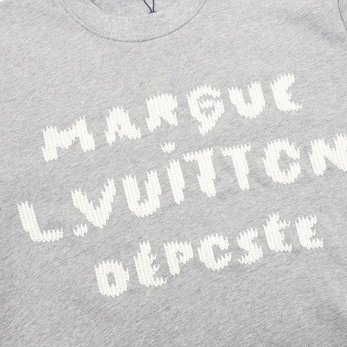 Louis Vuitton LV 26FW Embroidered Logo Crewneck Sweatshirt
