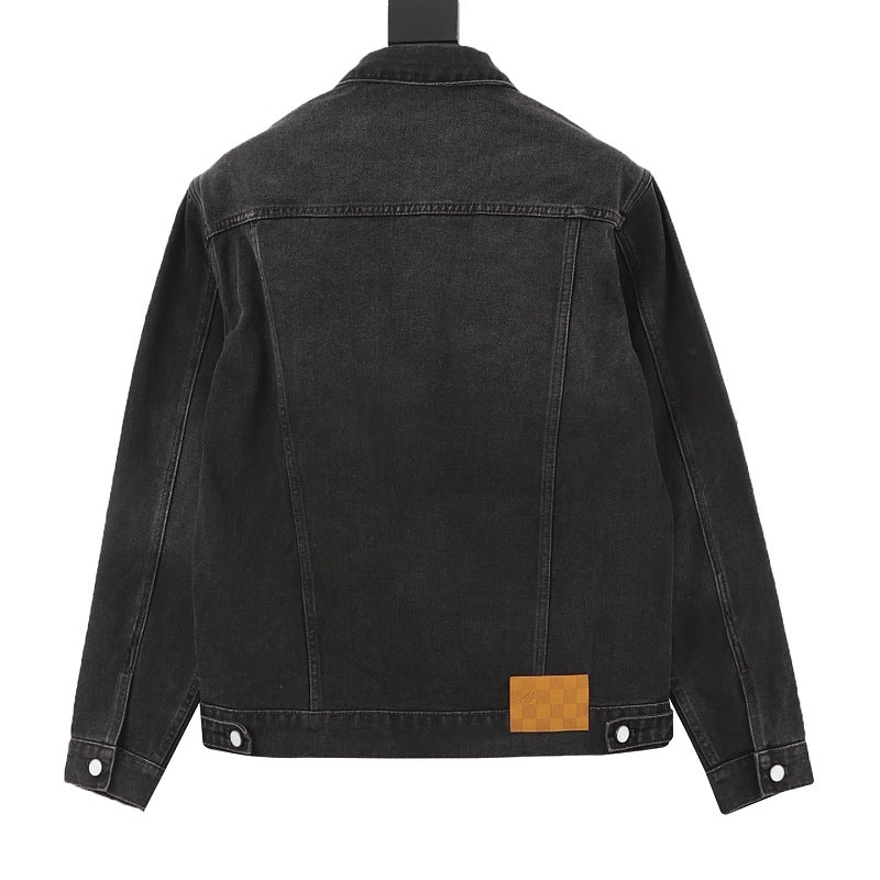 Louis Vuitton Embroidered Denim Trucker Jacket