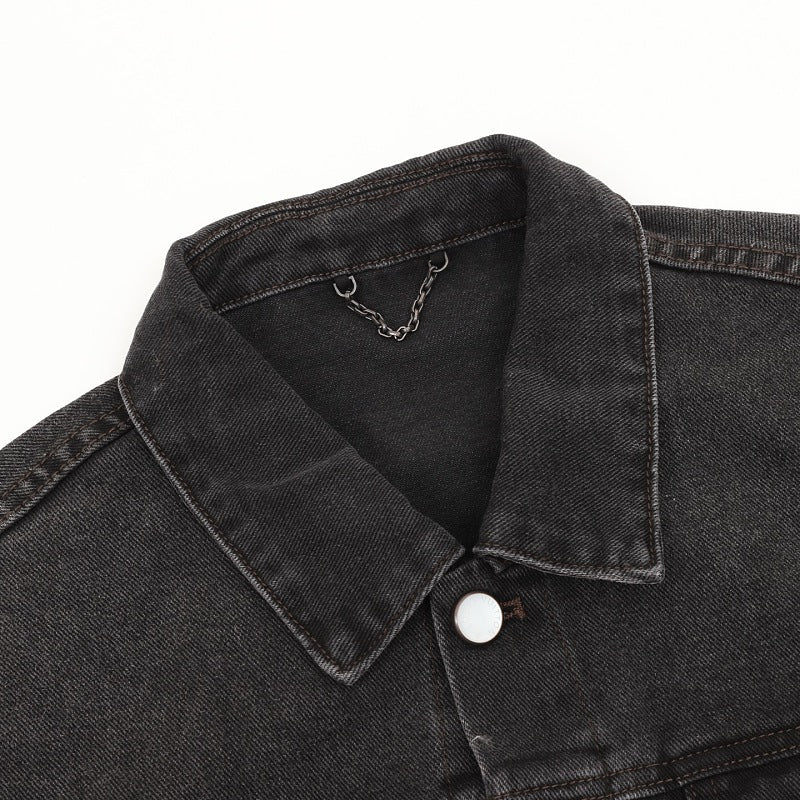 Louis Vuitton Embroidered Denim Trucker Jacket