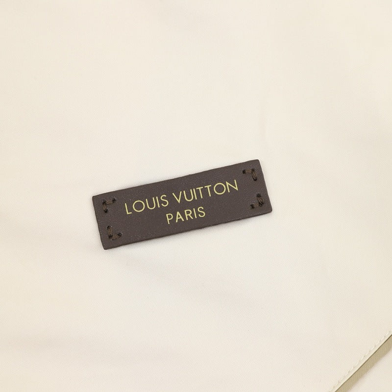 Louis Vuitton Leather Logo Satin Track Jacket
